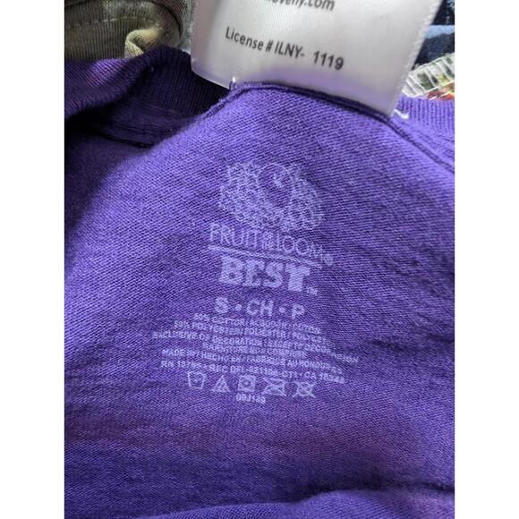 Purple I Love NY T-Shirt New York City NYC I Heart NY Shirt Small - Picture 3 of 3